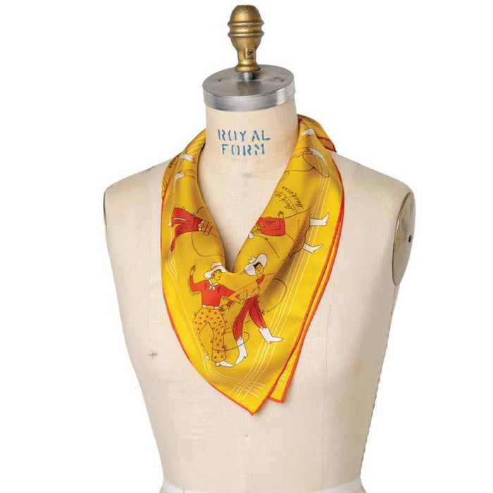 Cowboy Silk Scarf
