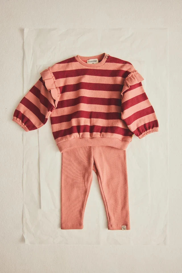 Cozmo- Denia Soft Brushed Stripe Sweater