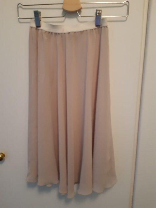 Creamy Beige Circular Skirt - Dancewear by Patricia