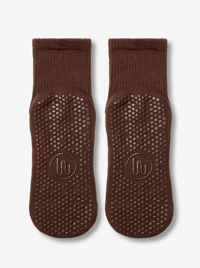 Crew Non-Slip Grip Socks