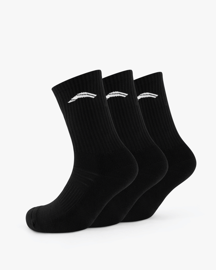 Crew Socks 3 Pack - Black