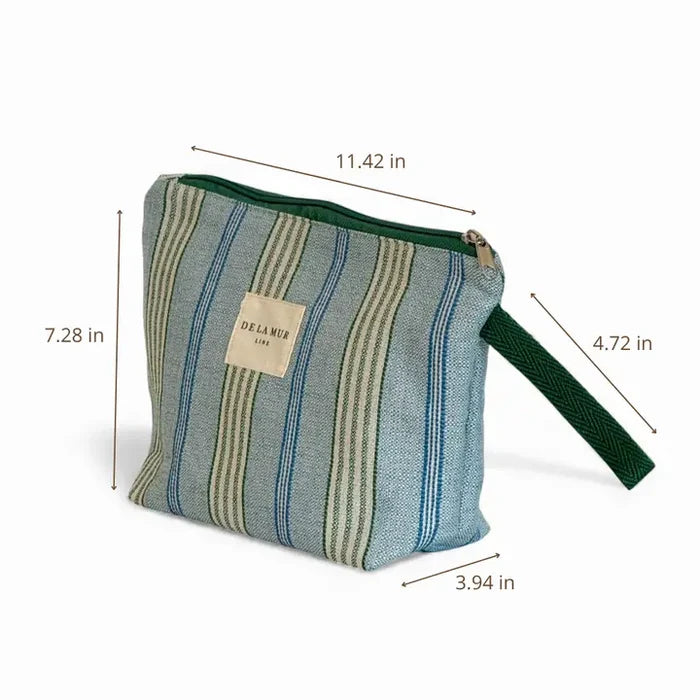 De La Mur Lines - Large Makeup Bag in Cata