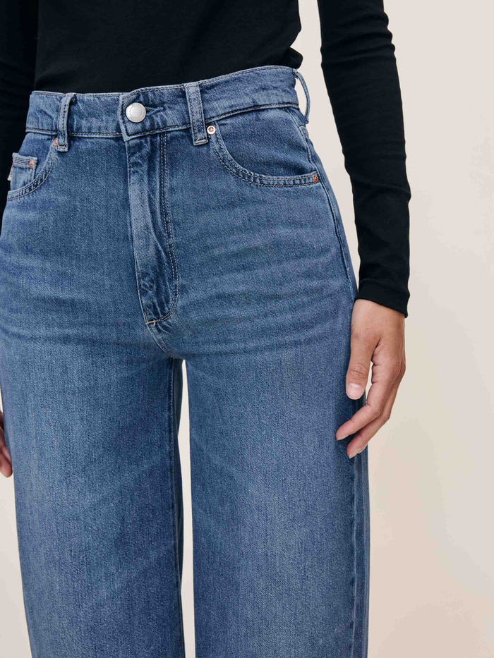 DL 1961 - Hepburn Wide Leg Jeans in Del Ray