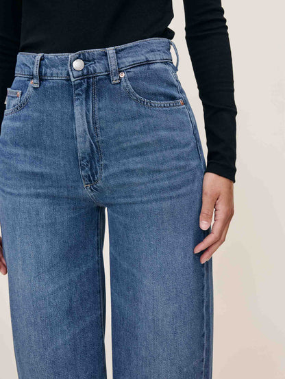 DL 1961 - Hepburn Wide Leg Jeans in Del Ray
