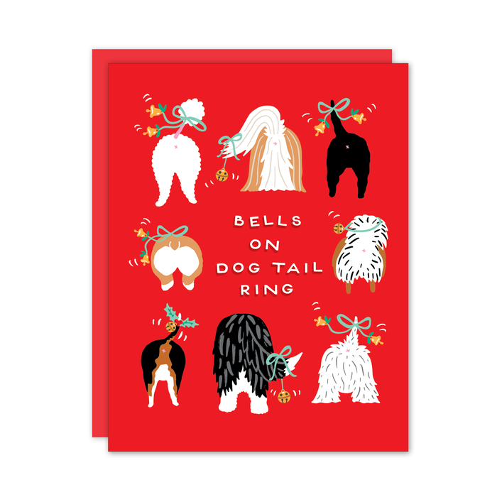 Dog Tails Holiday Card