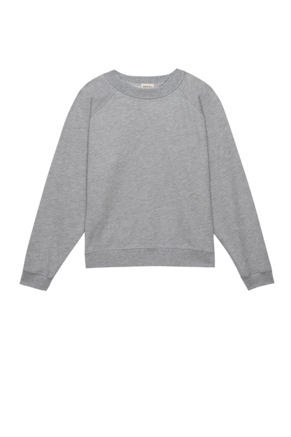 Donni – Eco Terry Crewneck in Heather Grey