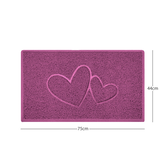 Pink / 75cm x 44cm / Yes (Suitable for Indoors)