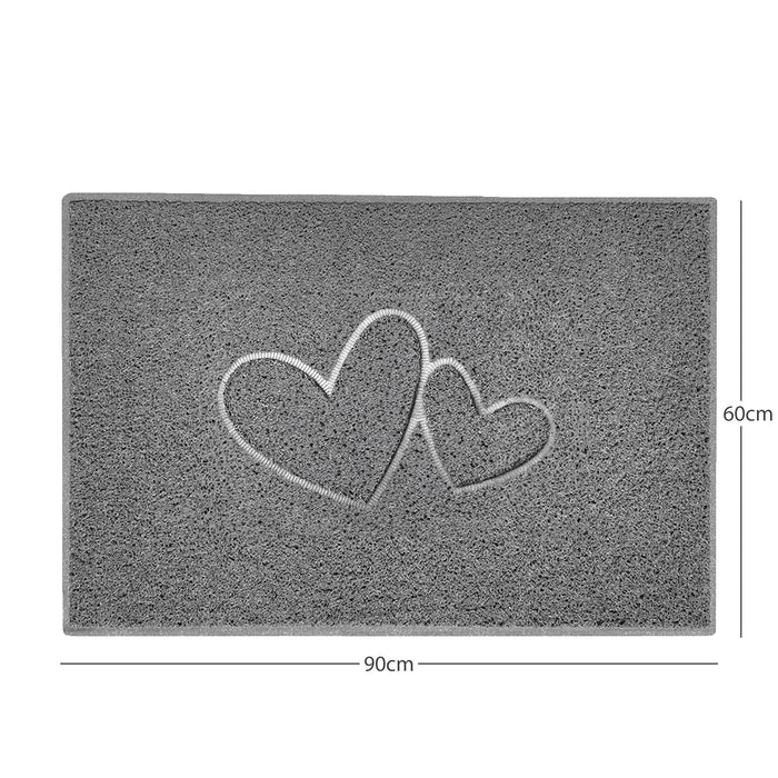 Grey / 90cm x 60cm / Yes (Suitable for Indoors)