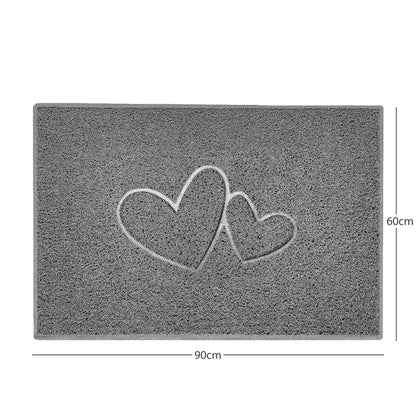 Grey / 90cm x 60cm / Yes (Suitable for Indoors)