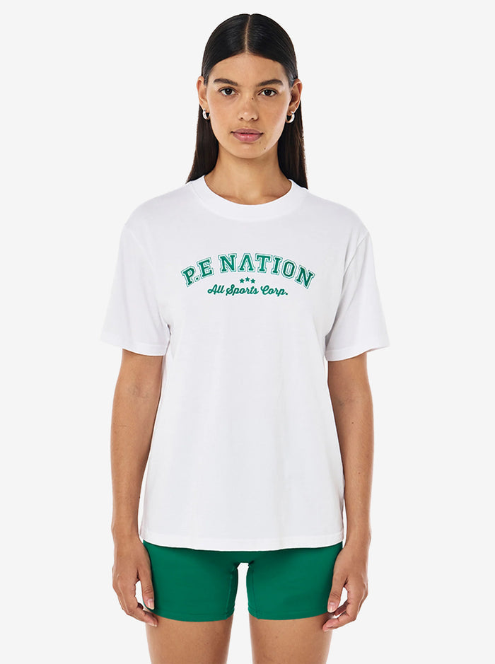 Dynamic Tee in Optic White