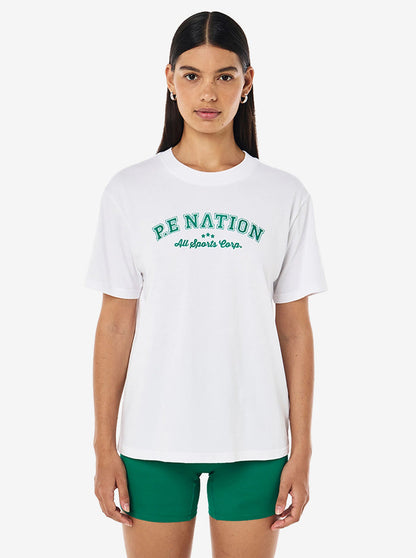 Dynamic Tee in Optic White
