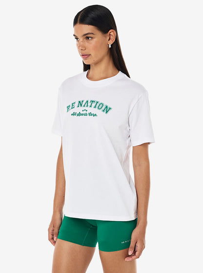 Dynamic Tee in Optic White