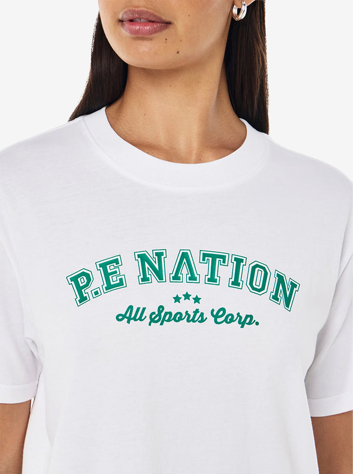 Dynamic Tee in Optic White