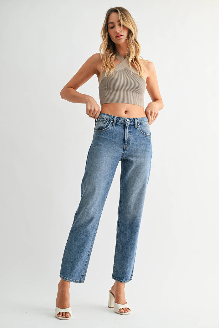 Easy Straight with Slight Taper - BP533J - Medium Wash