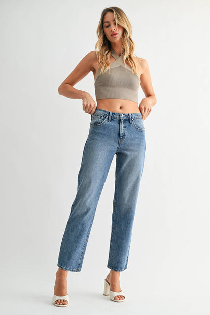 Easy Straight with Slight Taper - BP533J - Medium Wash