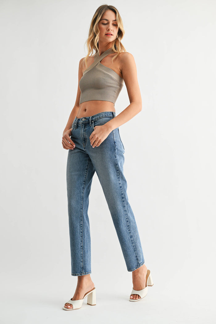 Easy Straight with Slight Taper - BP533J - Medium Wash