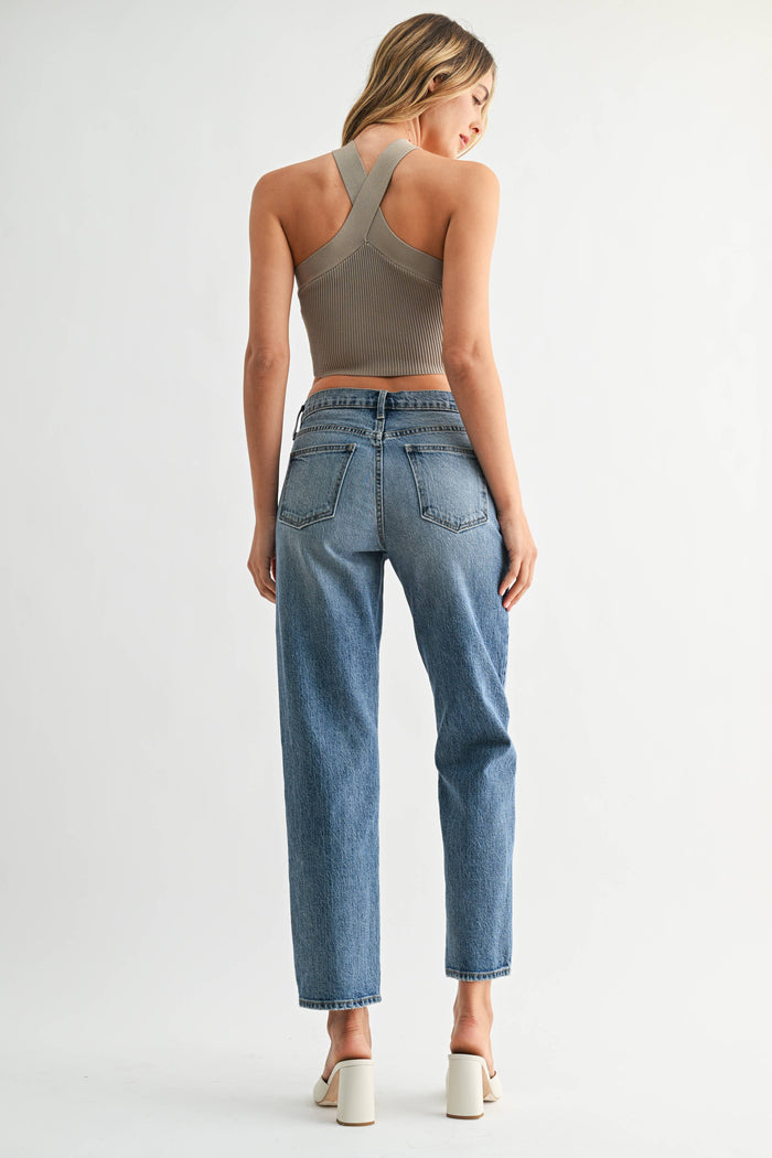 Easy Straight with Slight Taper - BP533J - Medium Wash