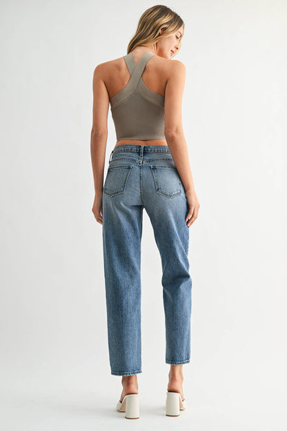 Easy Straight with Slight Taper - BP533J - Medium Wash