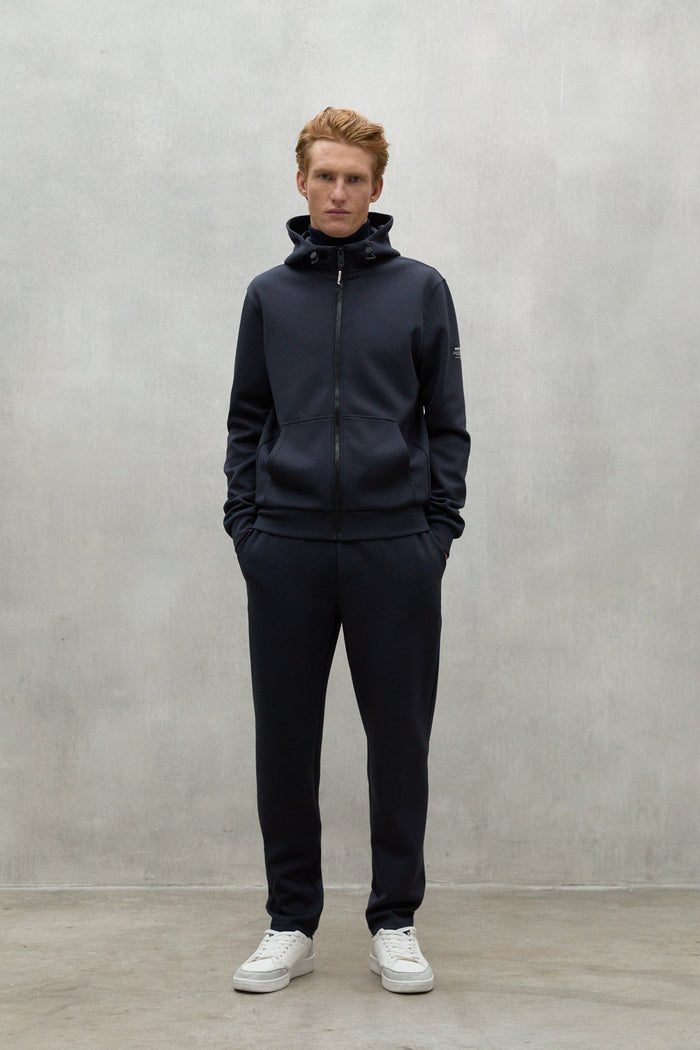 Ecoalf Felpa Neoprene Zip Lunga Uomo