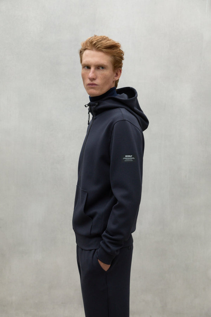 Ecoalf Felpa Neoprene Zip Lunga Uomo