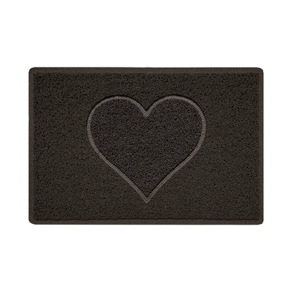 Embossed Spaghetti Outdoor Doormat - Brown