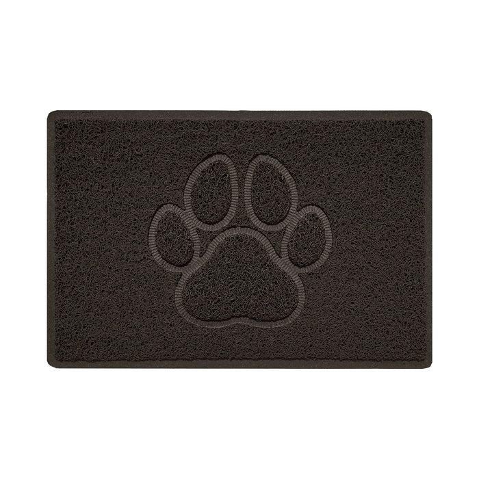 Embossed Spaghetti Outdoor Doormat - Brown