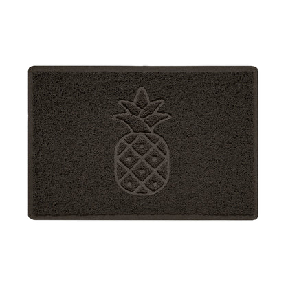 Embossed Spaghetti Outdoor Doormat - Brown