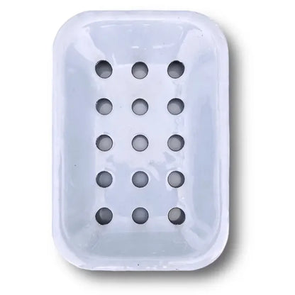 Enamel Soap Dish in Hydrangea Blue