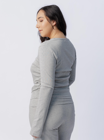 Everyday Ruched Longsleeve