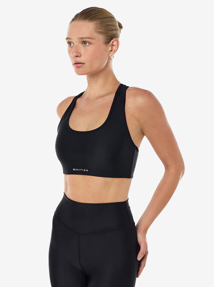 Fairmont Scoop Sports Bra in Black