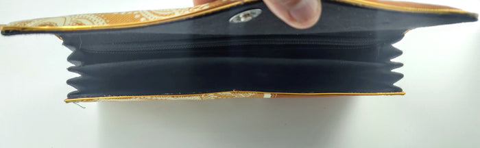 Fashion Accessory - Handbag. Lovely and Elegant Handmade Faux Silk Clutch Bag.