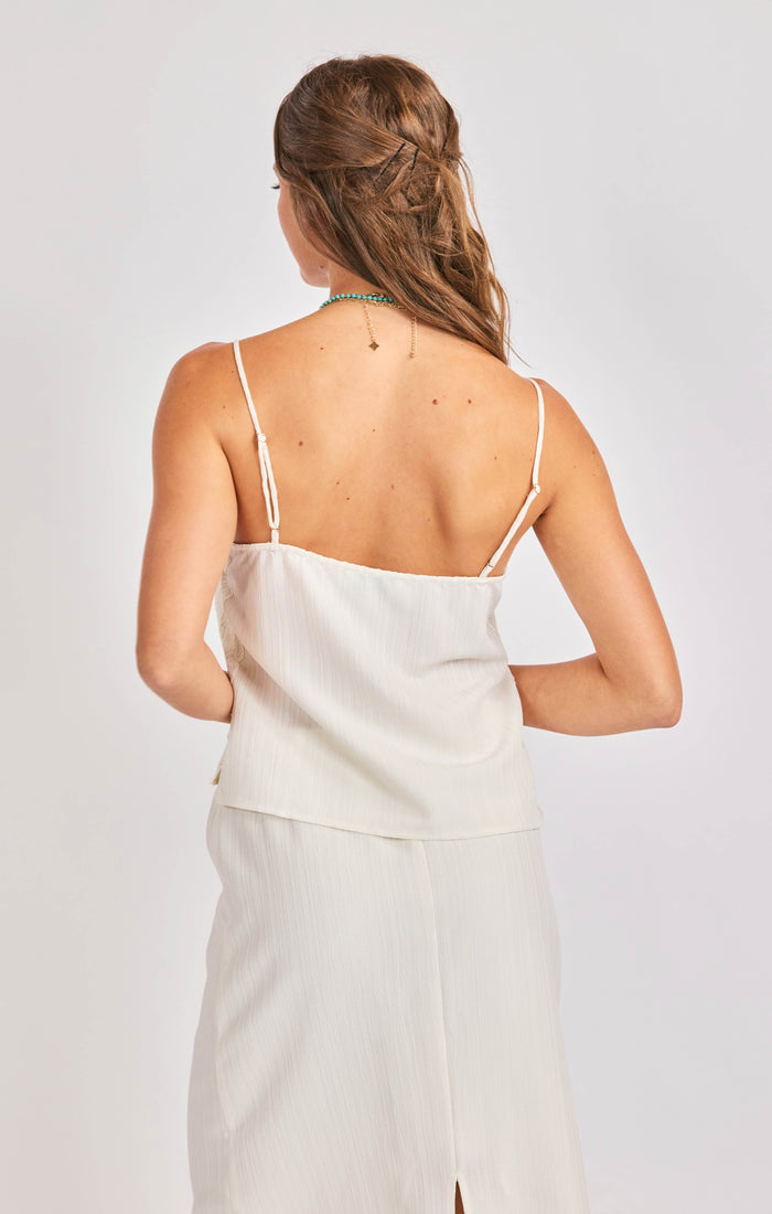 Fawn Lace Trim Cami