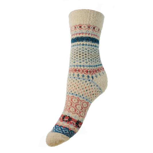 Fawn Scandi patterned soft Cosy socks