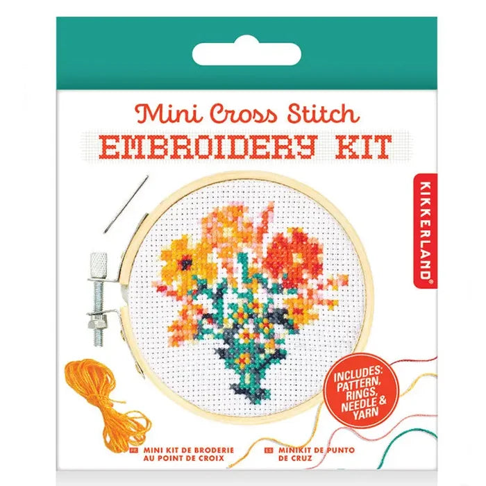 Flowers Mini Embroidery Kit