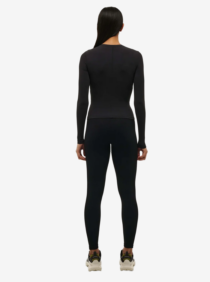 Foundation Long Sleeve Top in Black