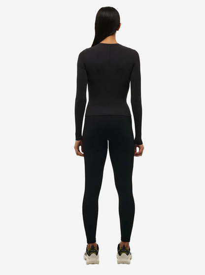 Foundation Long Sleeve Top in Black