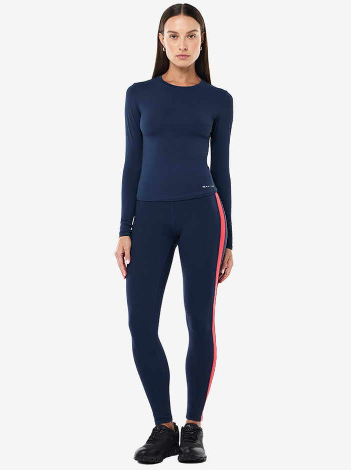 Foundation Long Sleeve Top in Dark Navy