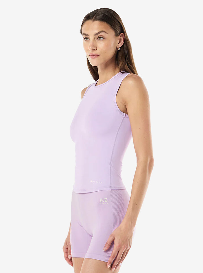 Foundation Muscle Tank in Violet Crush