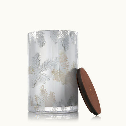 Frasier Fir Wood Statement Medium Luminary Poured Candle