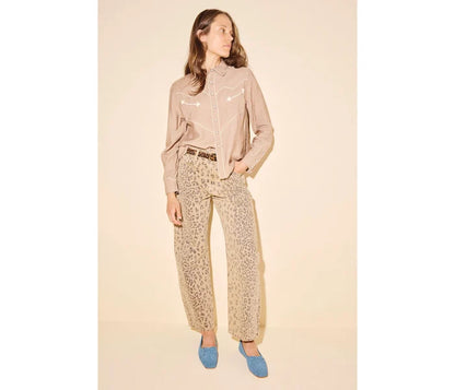 Freda Salvador – Rebecca Belt in Leopard Haircalf