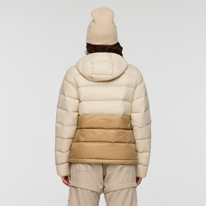 Fuego Max Down Hooded Jacket - Cream Khaki
