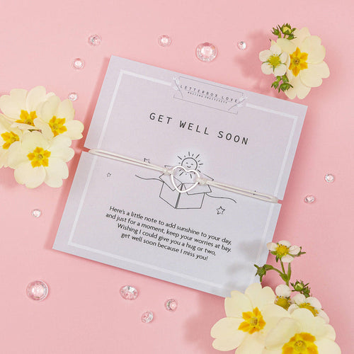 Get Well Soon Wish Bracelet - The Silver Dahlia
