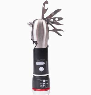 GLOVE BOX SURIVAL TOOL & FLASHLIGHT