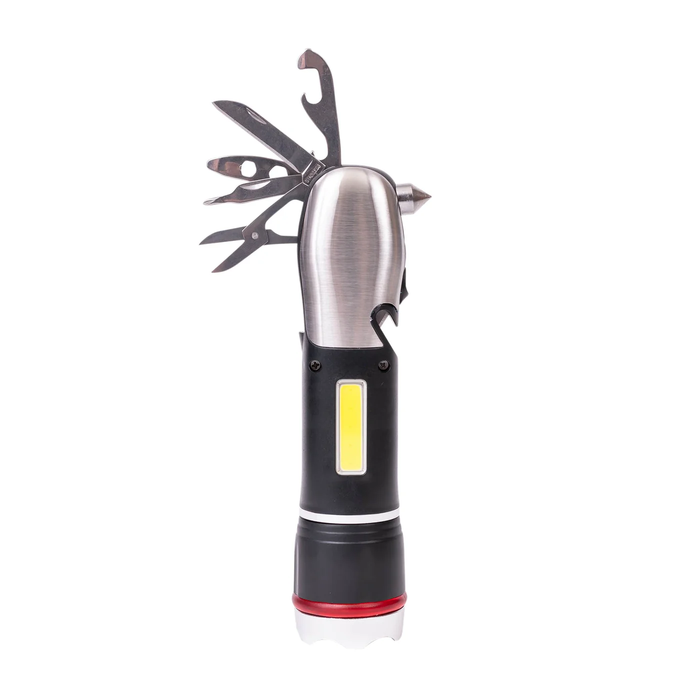 GLOVE BOX SURIVAL TOOL & FLASHLIGHT