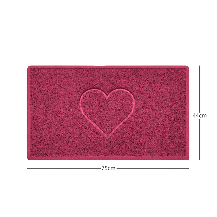 Pink / 75cm x 44cm / Yes (Suitable for Indoors)