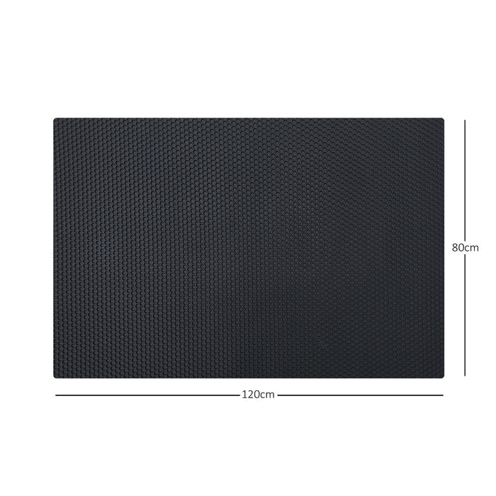 Hexagon Pattern Heavy Duty Rubber Door Mat
