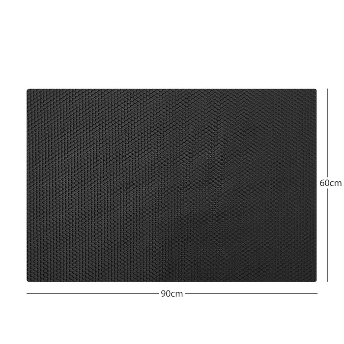 Hexagon Pattern Heavy Duty Rubber Door Mat