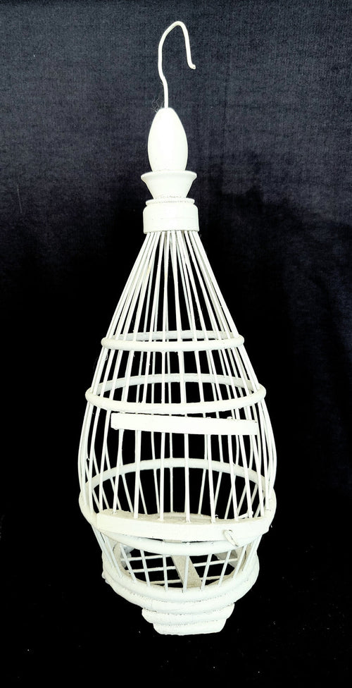Home Decor. Beautiful Decorative Bamboo and Wood Bird Cage.