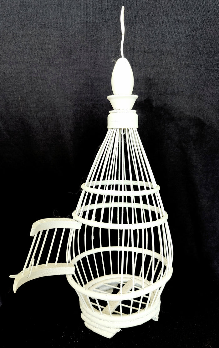 Home Decor. Beautiful Decorative Bamboo and Wood Bird Cage.