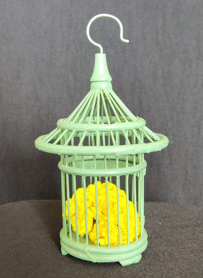 Home Decor. Beautiful Decorative Bamboo Bird Cage.